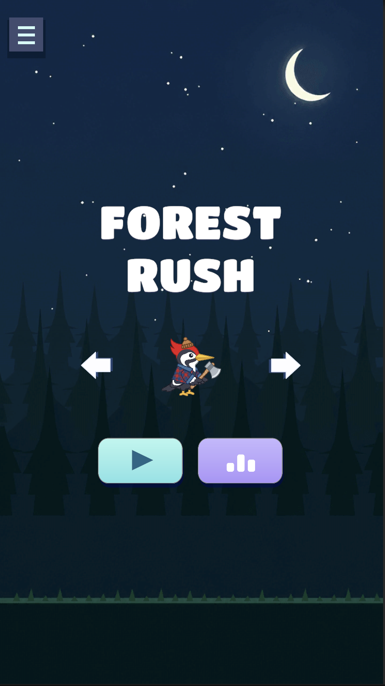 Forest Rush woodpecker character selection