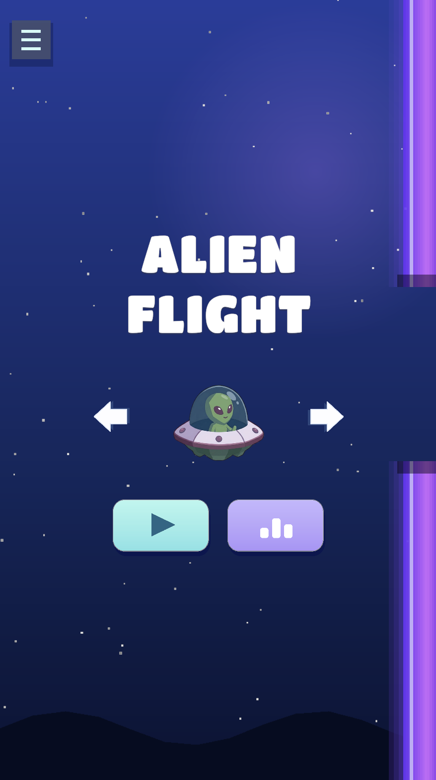 Alien Flight alien character selection
